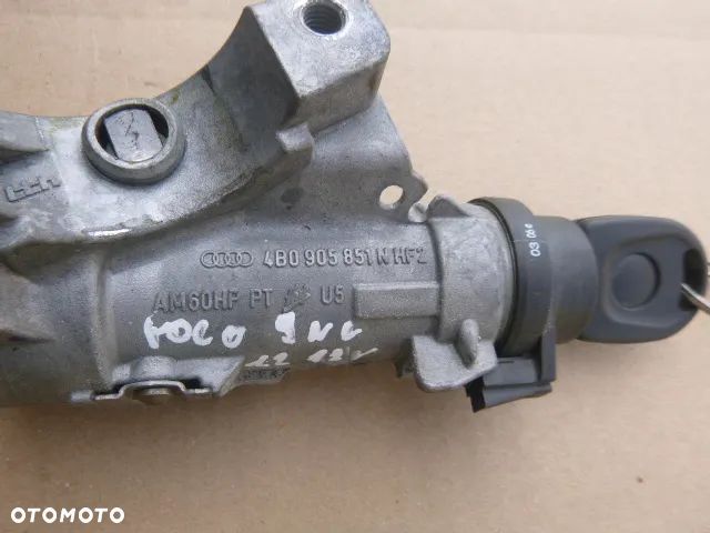 ZESTAW STARTOWY STACYJKA KOMPUTER IMMOBILIZER LICZNIK VOLKSWAGEN POLO 9N LIFT 1.2 05- - 11