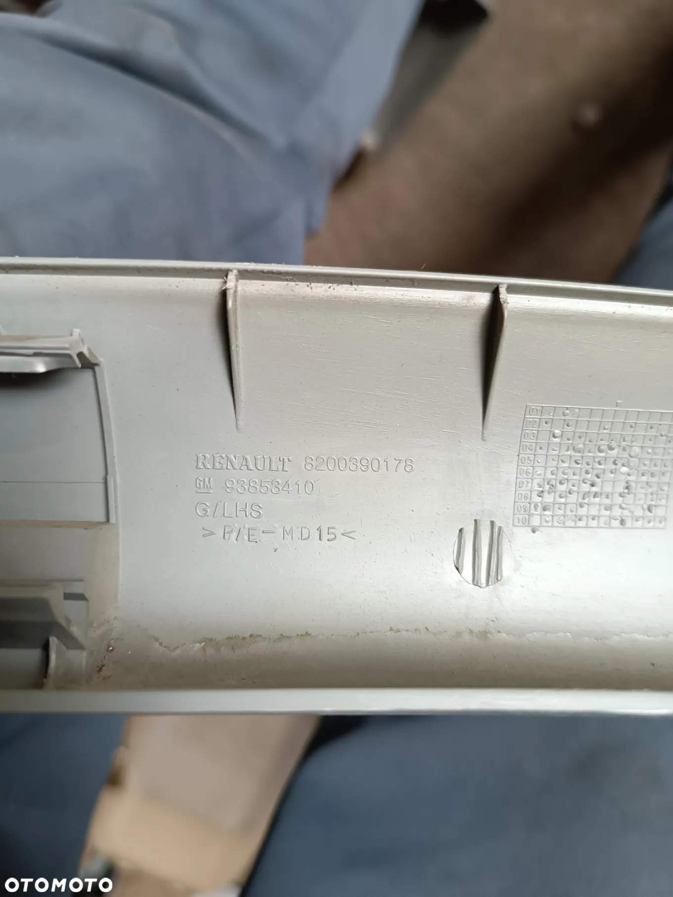 OPEL VIVARO TRAFIC 01-14 OSLONA SLUPKA A LEWA 8200390178 93853410 - 2