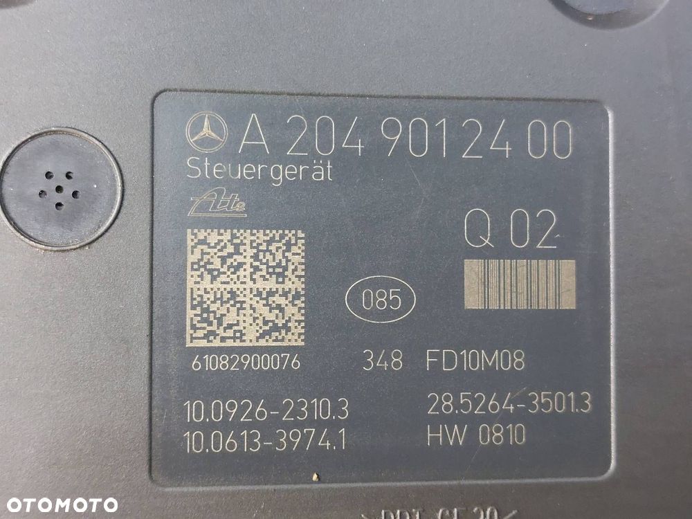 POMPA STEROWNIK ABS MERCEDES-BENZ W204 2049012400 2044311912 ID: 237400 - 3