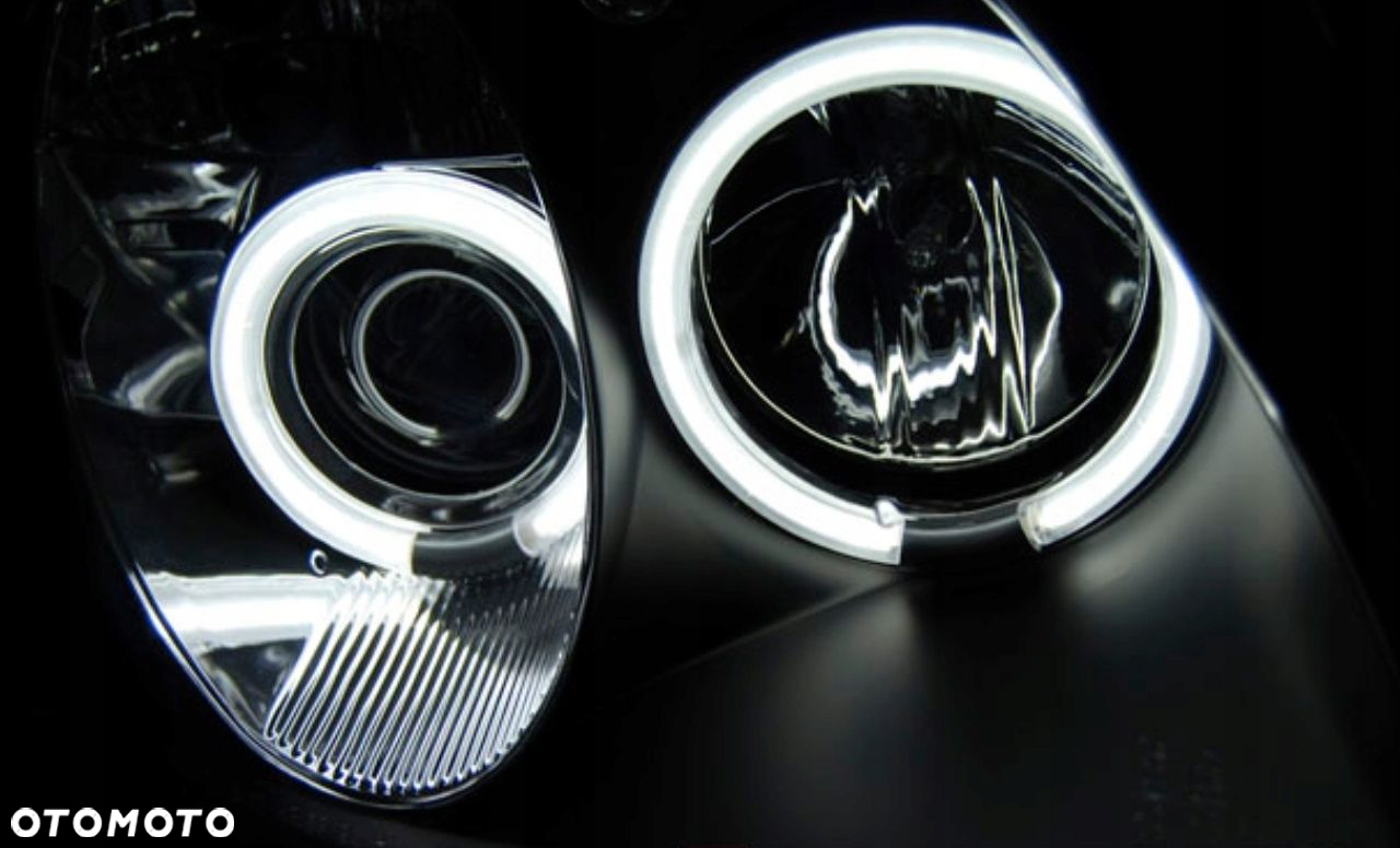 Reflektor Lampy kpl Ringi Angel Eyes Led CCFL Tuning Mercedes Slk r 170 - 4