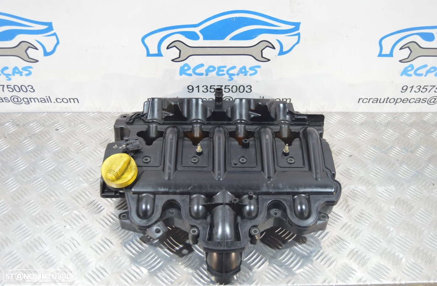 TAMPO TAMPA VALVULAS MOTOR COLETOR ADMISSÃO RENAULT 8200482514 8200277372 G9U650 RENAULT MASTER III 3 MK3 FD HD 2.5 DCI 120CV G9U650 TRAFIC NISSAN INTERSTAR PRIMASTAR OPEL VIVARO MOVANO - 3