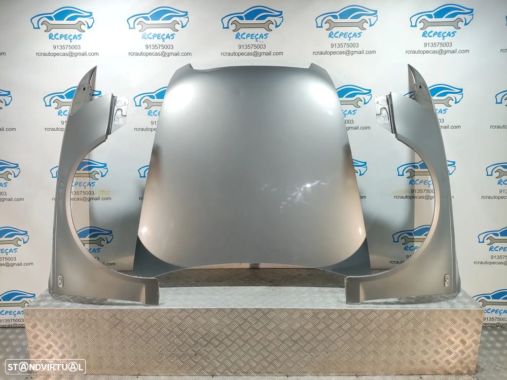 FRENTE COMPLETA AUDI A6 C6 SLINE S-LINE CAPOT PARACHOQUES GUARDA-LAMAS OTICAS RADIADOR VENTILADOR FRENTE FIBRA REFORÇO - 7