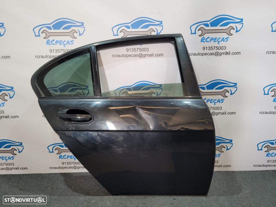 PORTA TRASEIRA TRÁS DIREITA BMW SERIE 7 E65 E67 FECHO ELEVADOR MOTOR PUXADOR VIDRO - 1