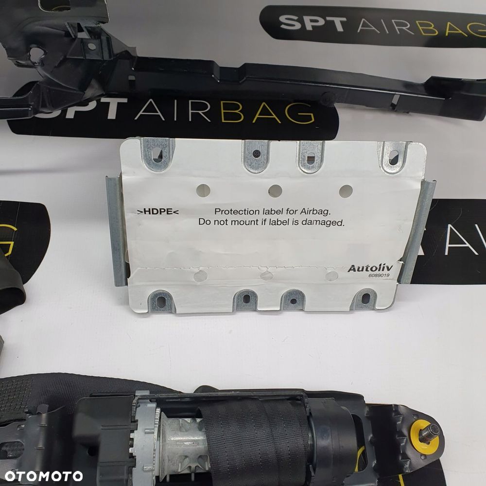 VOLVO XC60 I 1 DESKA ROZDZIELCZA KONSOLA KOKPIT PULPIT PODUSZKI AIRBAG AIR BAG PASY KIT SET - 8