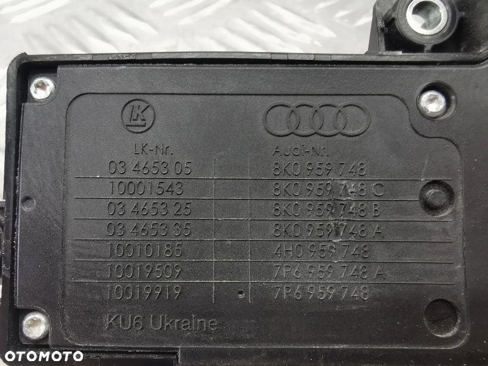 VW TOUAREG 7P 10-18R PANEL REGULACJA PRZESUWANIE PODNOSZENIE FOTELA PRAWY 7P6959748 - 4