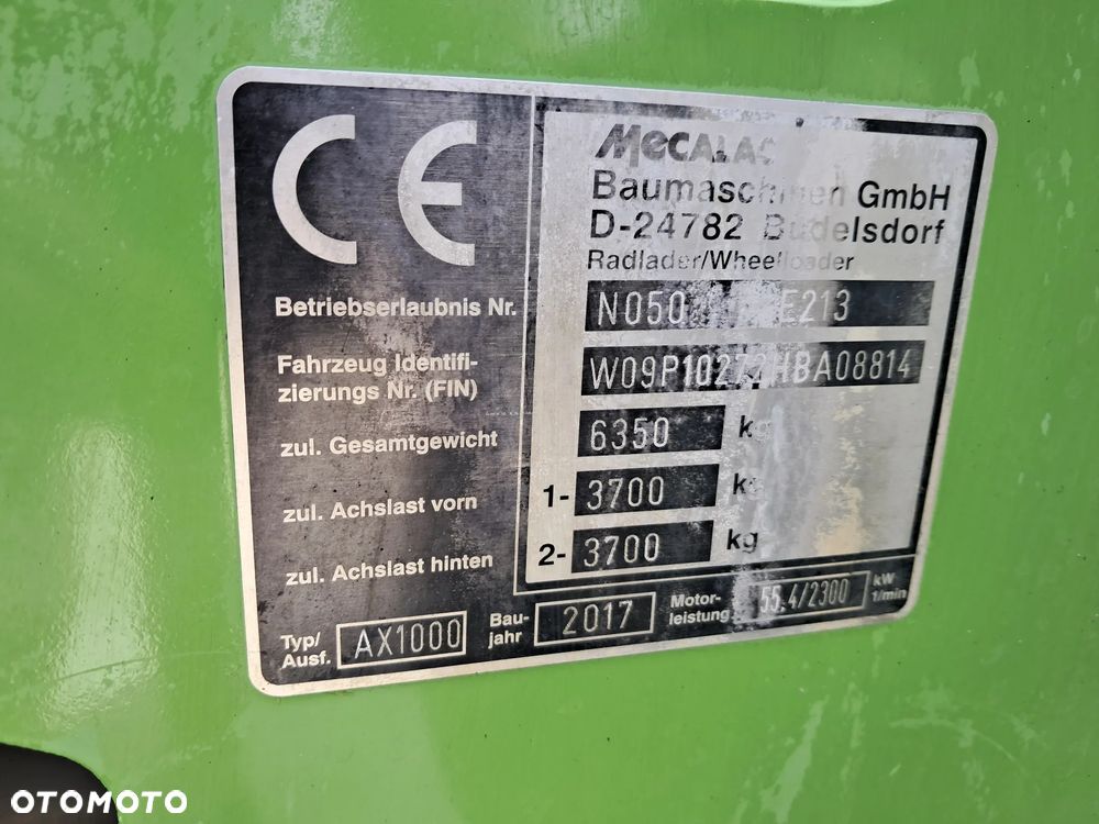 Mecalac AX 1000 - 11