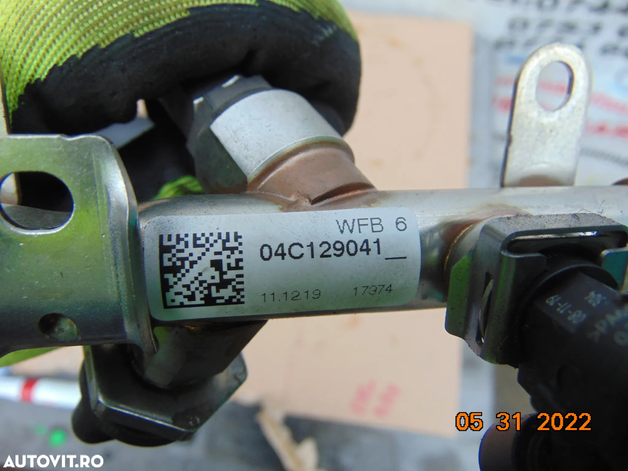 Rampa cu injectoare VW Polo 1.0tsi tgi Passat b8 golf 7 caddy touran skoda scala fabia 3 octavia se - 3