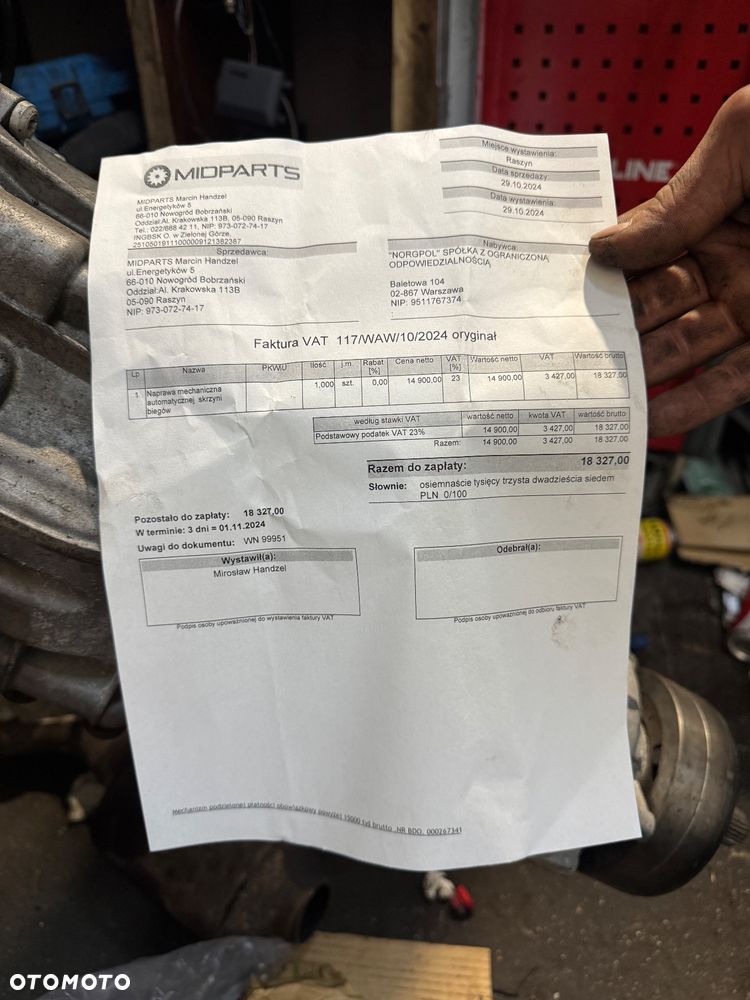 Skrzynia biegów Audi a7 3.0 tfsi po regeneracji gwarancja rozruchowa - 5