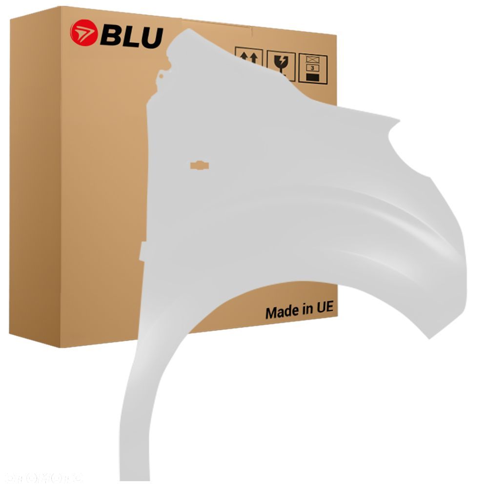 BLU Błotnik Citroën Jumpy III 3 EWP Prawy Przód Biały 2016- Blanc Nacre solid - 1