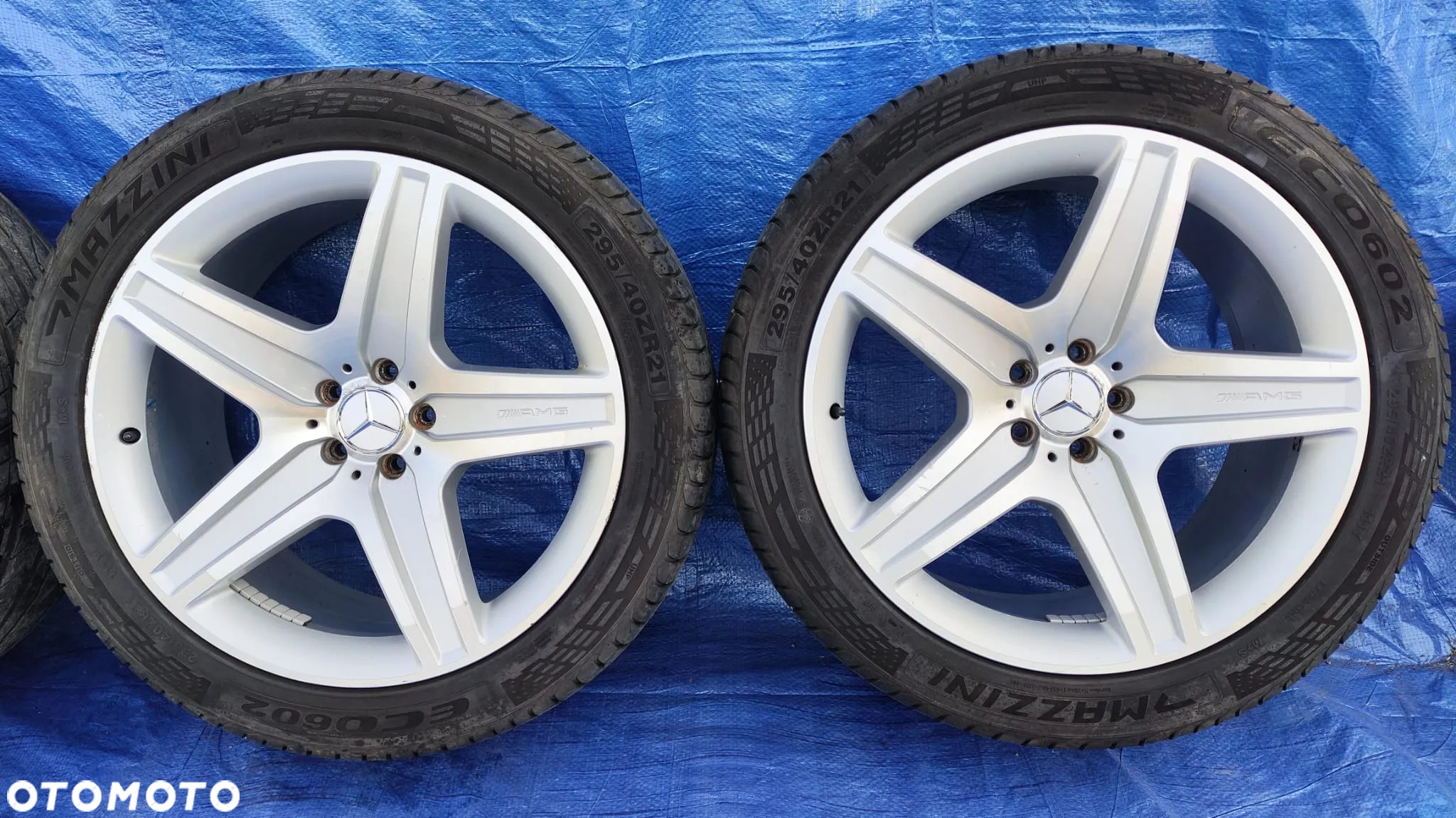 KOŁA FELGI ORYGINALNE AMG 21 CALI A1644017002 10Jx21 ET37 OPONY 295/40ZR21 MERCEDES GLE ML W164 W166 GLS GL X164 X166 S-KLASA W222 CL W216 - 2