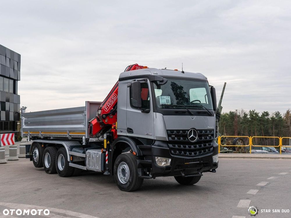 Mercedes-Benz AROCS 3643 8x4 Fassi F235A.2.23 E-dynamic Żuraw Wywrotka - 13