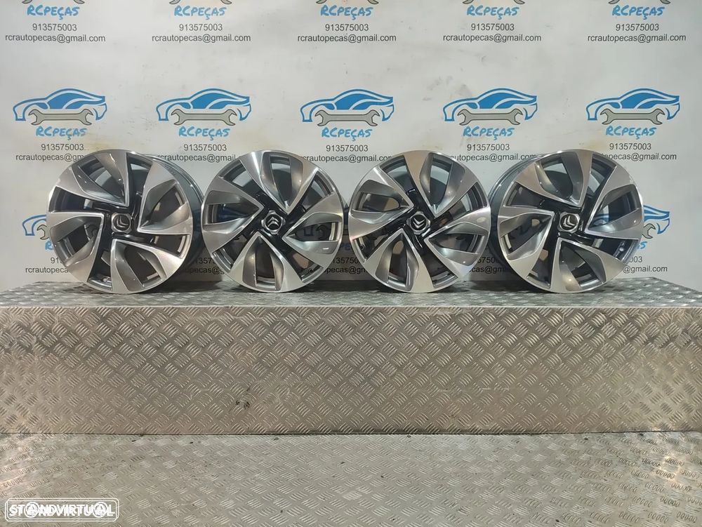 Jantes 18" Originais Citroen DS5 - 8J | ET27 | 4x108 - DS4 | DS3 | DS 5 | Jante | 18 Polegadas - 9687902677 - 12