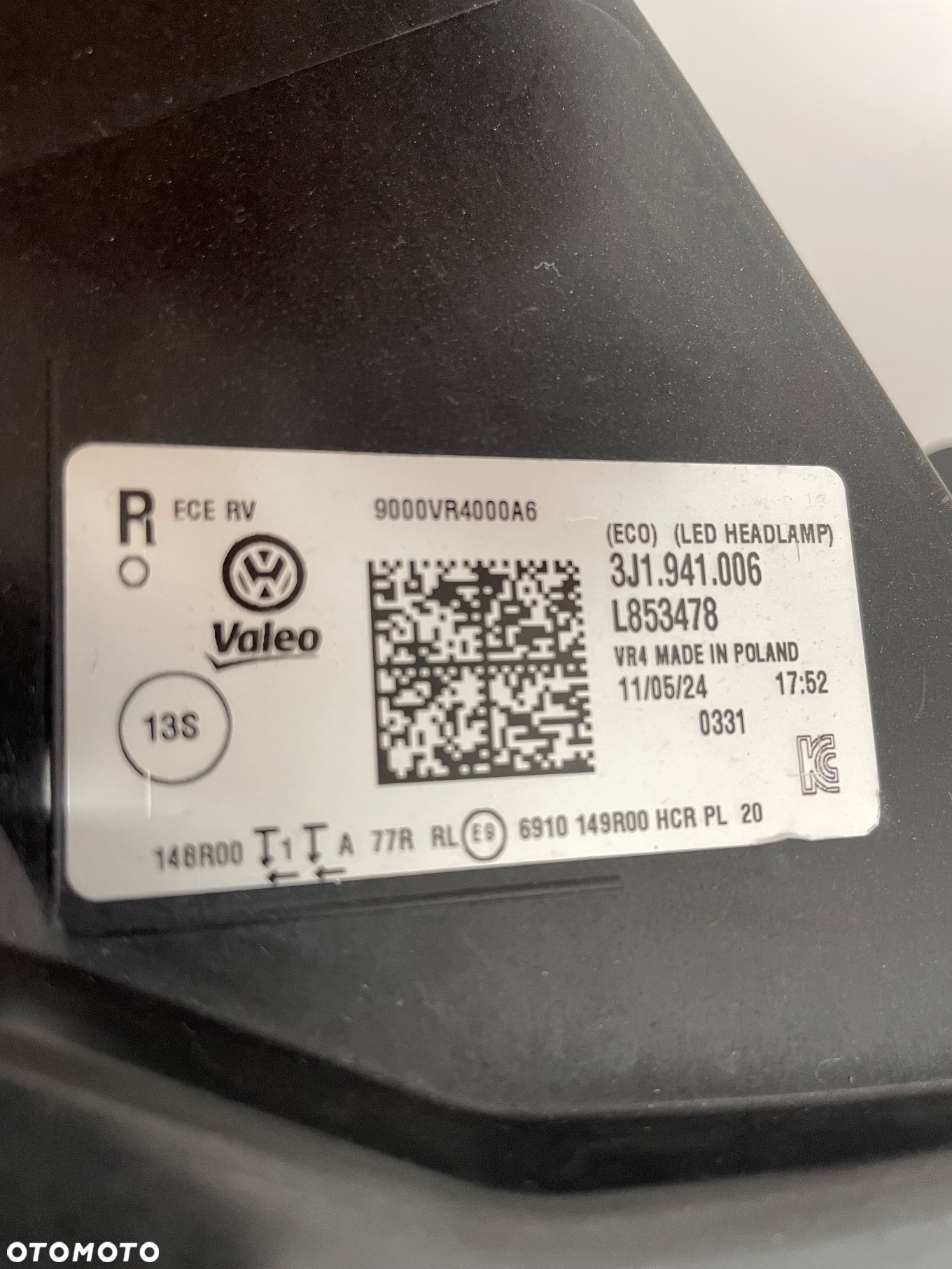 VW PASSAT B9 LAMPY PRZÓD KOMPLET LEWA PRAWA KOMPLETNE Z MODUŁAMI FULL LED 3J1941005 3J1941006 - 11
