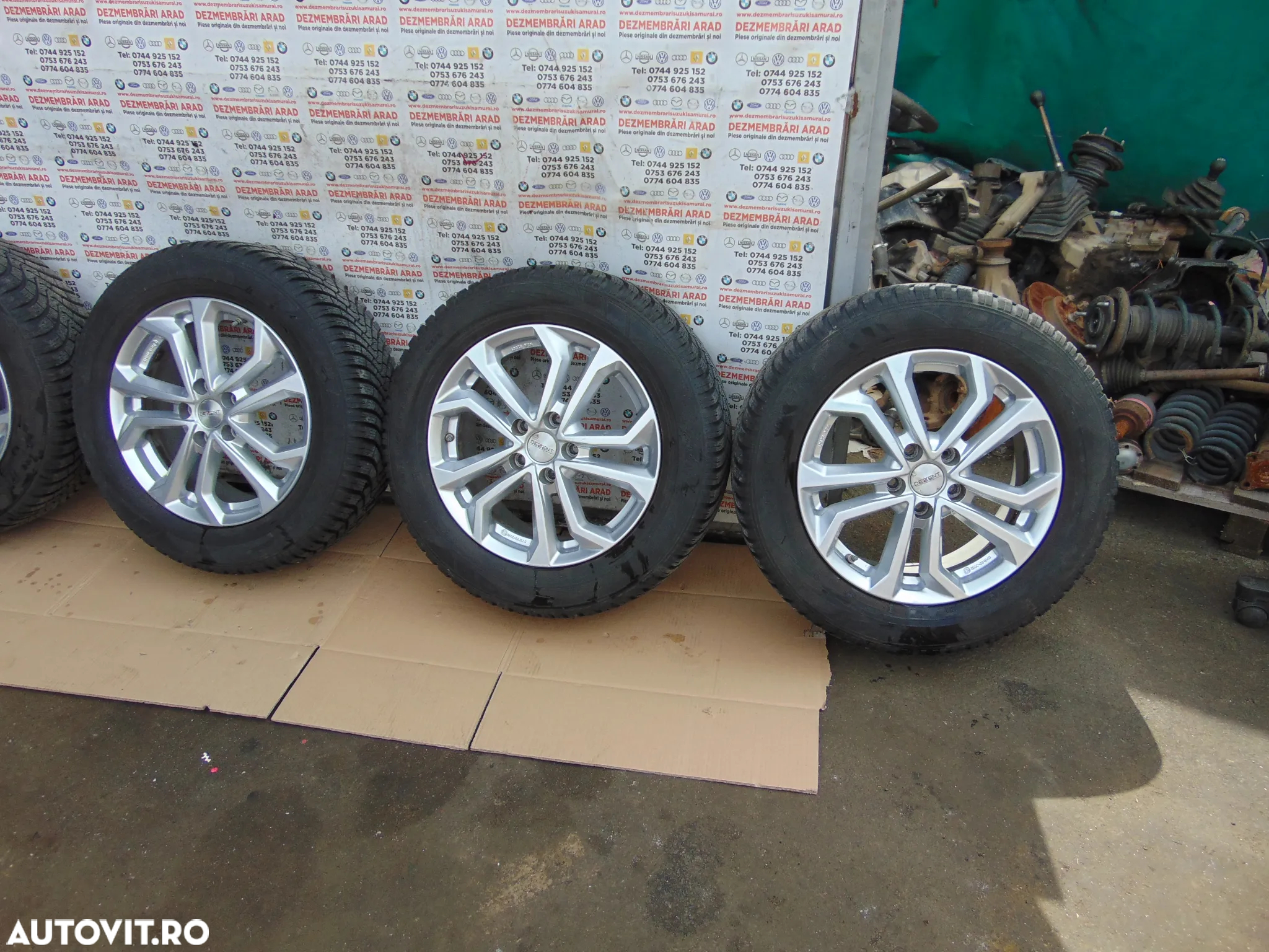 Jante Hyundai Tucson R17 Jante aliaj aluminiu Kia Sportage Nissan qashqai suzuki vitara sx4 japoneze anvelope 225/60/17 - 2