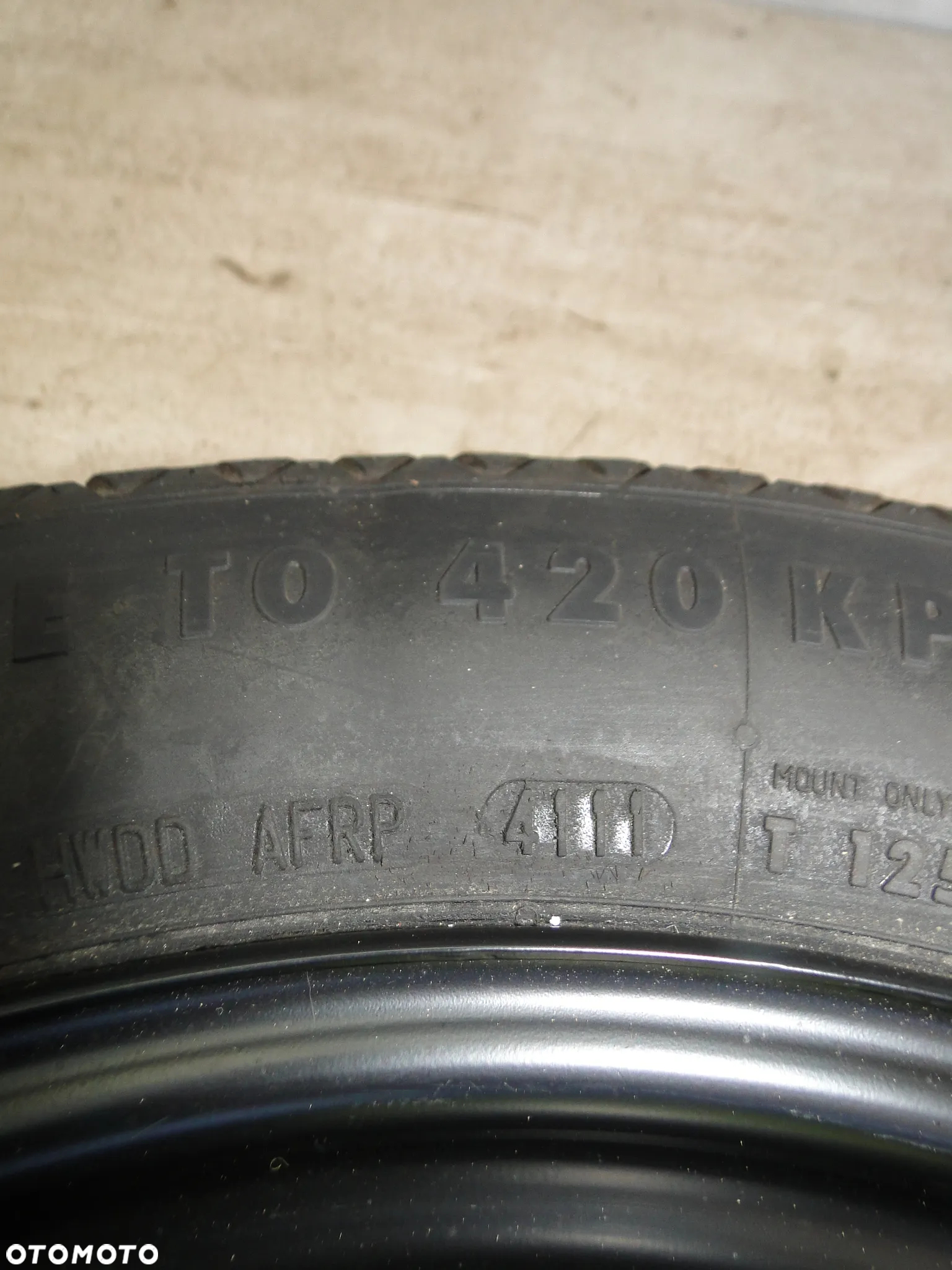 CITROEN C4 II DS4 KOŁO DOJAZDOWE DOJAZDÓWKA ZAPAS 3.5x16 ET-10 - 5