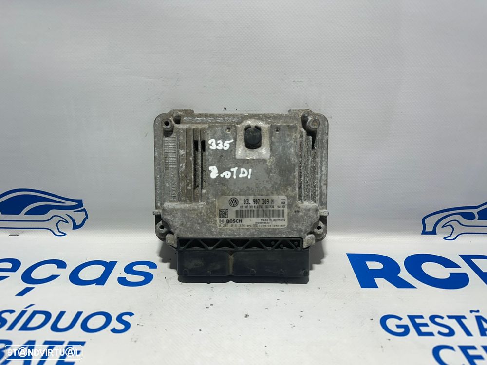 .Centralina Motor Original Bosch VAG Volkswagen 03L907309N 0281016374 2009 - 2015 - 1