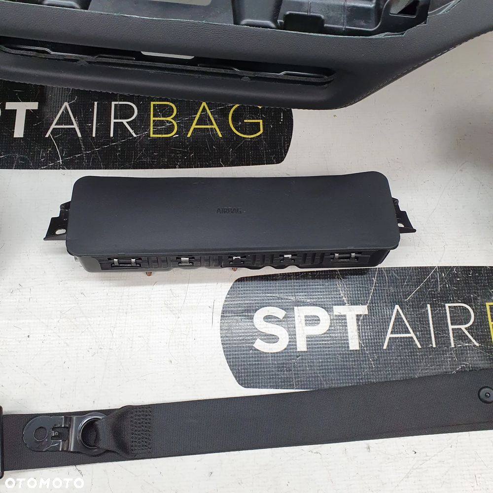 BMW X5 G05 X7 G07 PRZED LIFT DESKA ROZDZIELCZA SKÓRA SZARA NITKA KONSOLA KOKPIT PULPIT PODUSZKI AIRBAG AIR BAG PASY KIT SET - 4