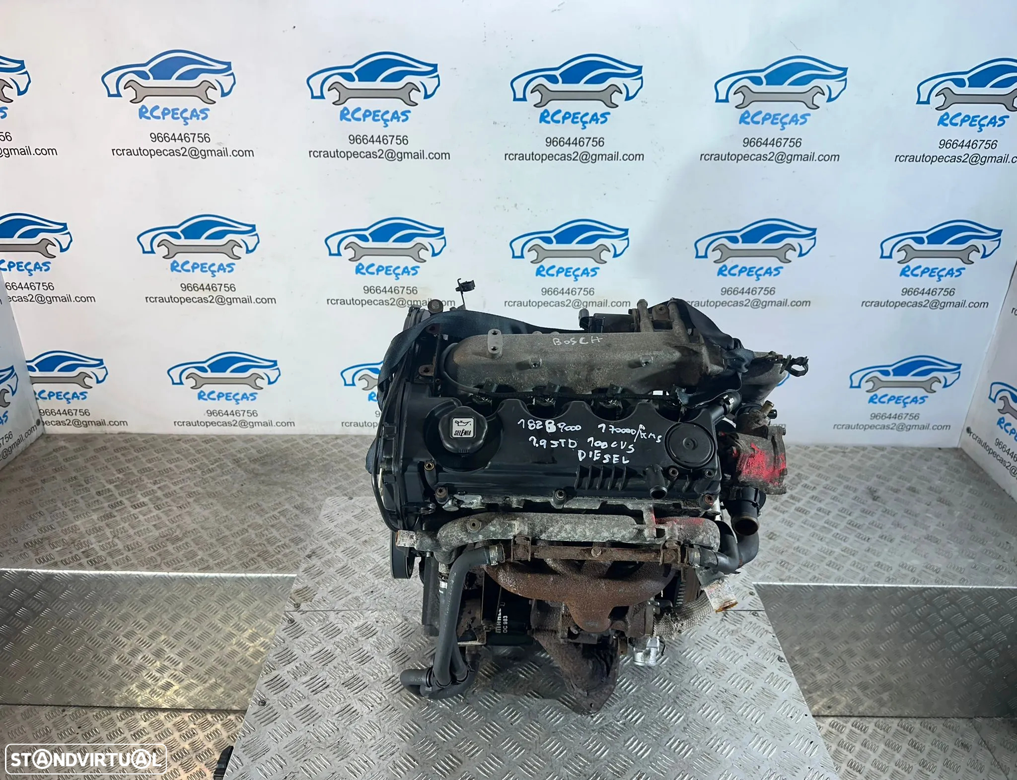 .Motor Completo 182B9000 Fiat Alfa Romeo 1.9 JTD 8v 100cv Bosch - 3