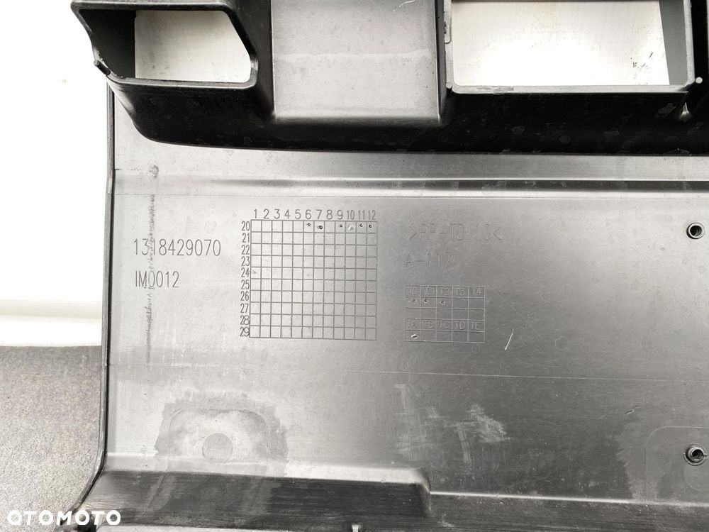 DUCATO BOXER JUMPER 14- ŚRODEK ZDERZAKA RADAR CZARNY ORYGINAŁ 1315077070 - 7