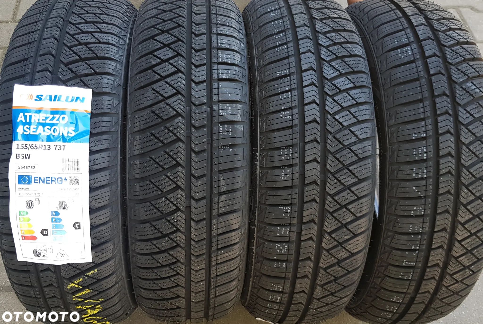 4x 155/65R13 Sailun Atrezzo 4 Seasons Komplet opon całorocznych - 1