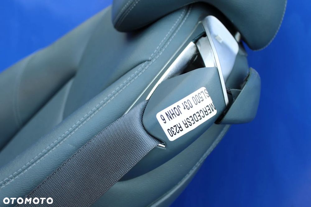 Fotel + pas lewy kierowcy niebieski OE Mercedes SL R230 W230 - 18