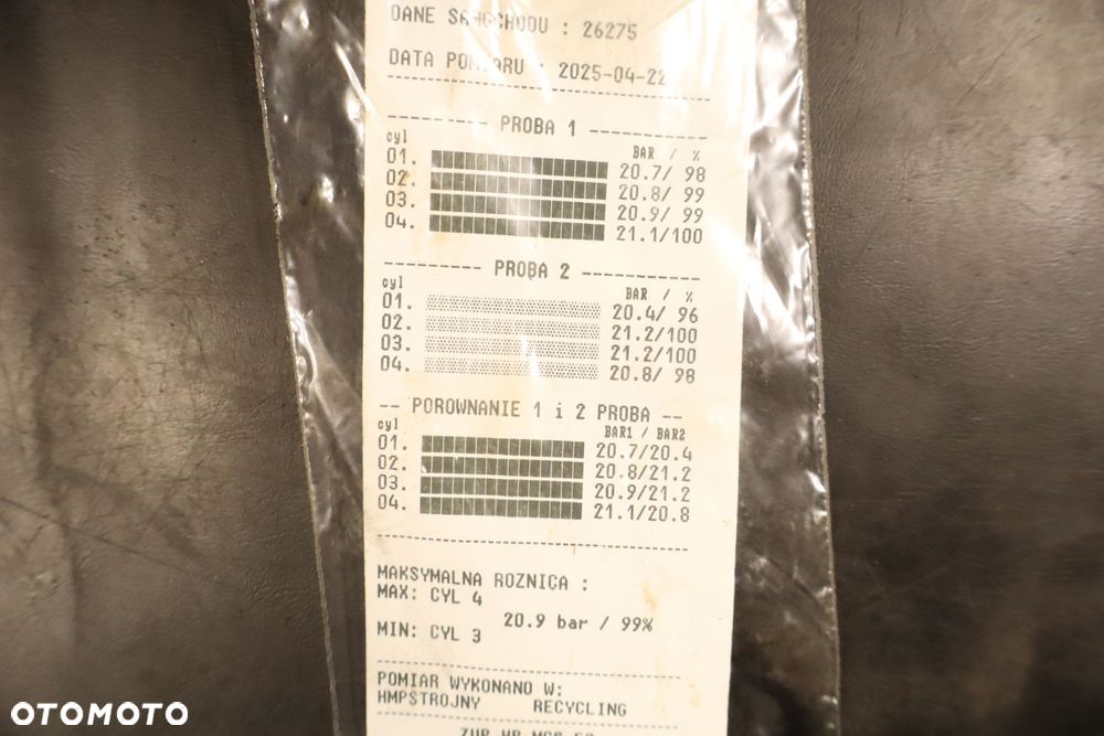 SILNIK  VOLVO S80 II 2.0D 136KM D4204T TEST FILM - 2