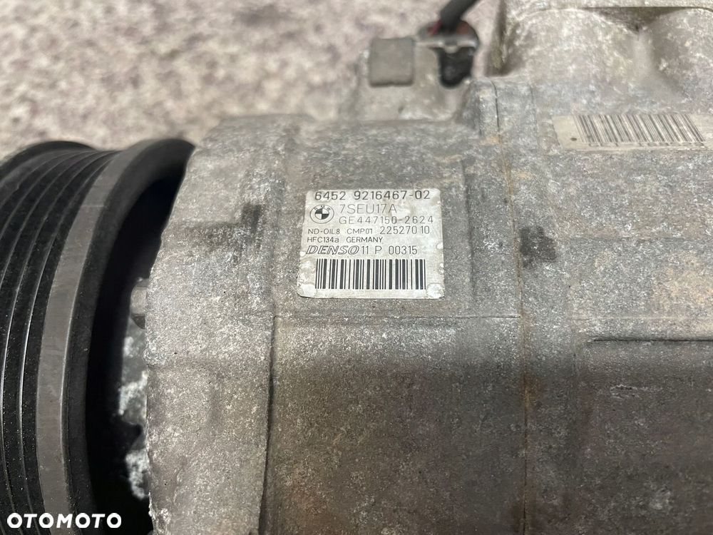 Sprezarka klimatyzacji kompresor klimy BMW F25 X3 3.0D N57 ORG Denso BDB - 5