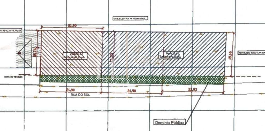 Terreno urbano com 21,9m de frente na  Gafanha da Encarnação com 342m2 - Grande imagem: 3/5
