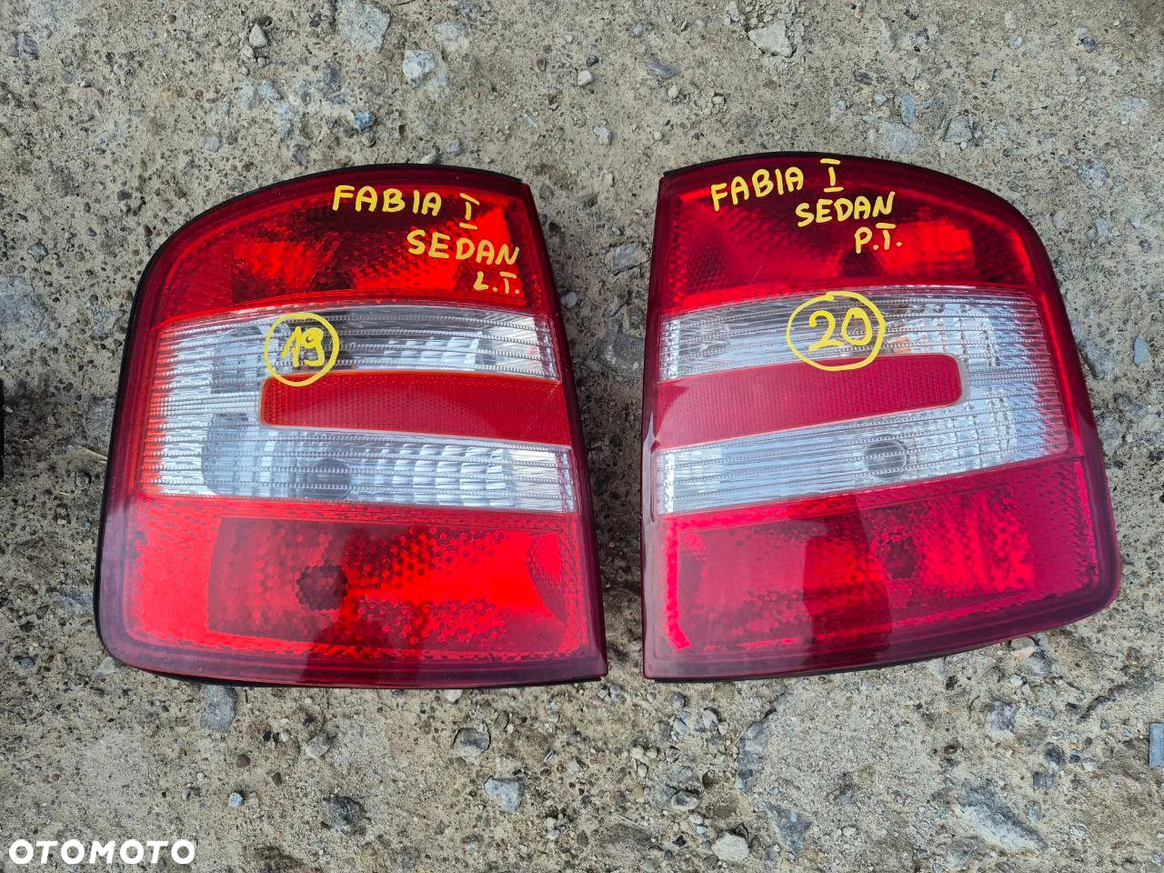 SKODA FABIA I ZDERZAK ZŁOTY ZIELONY KLAPA BŁOTNIK REFLEKTOR LAMPA PAS PRZEDNI WZMOCNIENIE - 18