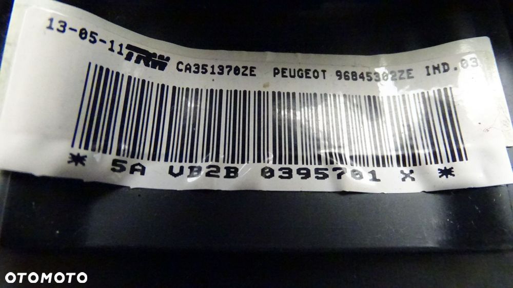 PODUSZKA KIEROWCY AIRBAG PEUGEOT 3008 96845302ZE - 5