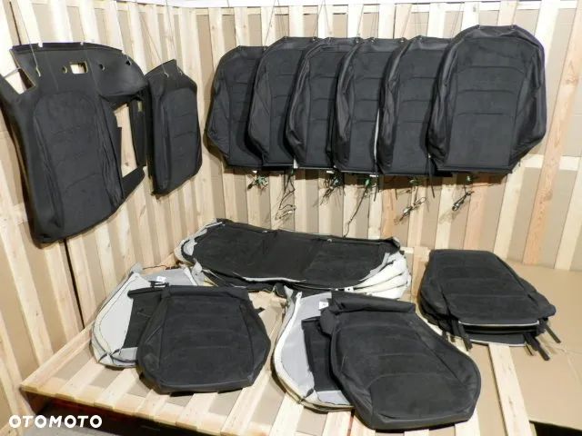 FOTEL FOTELE SIEDZISKO OPARCIE PRZEDNIE PRAWE SKÓRA ALCANTARA POSZYCIE TAPICERKA TITANSCHWARZ KWW VOLKSWAGEN ARTEON 3G8 ORYGINAŁ - 1