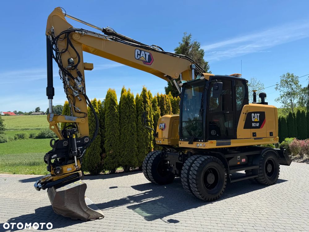 Caterpillar 314 F Leica 3D Rototilt / Szczypce - 3