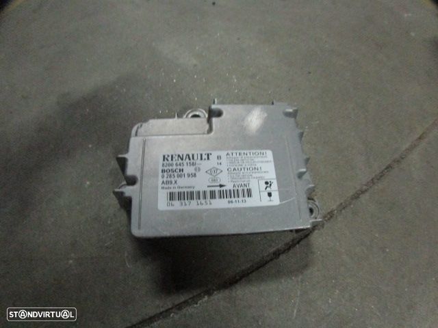 Kit Airbags 8200677493 8200303496G 8200645158 0285001958 RENAULT CLIO 3 FASE 1 2007 1.2I 75CV 5P PRETO PRETO - 11