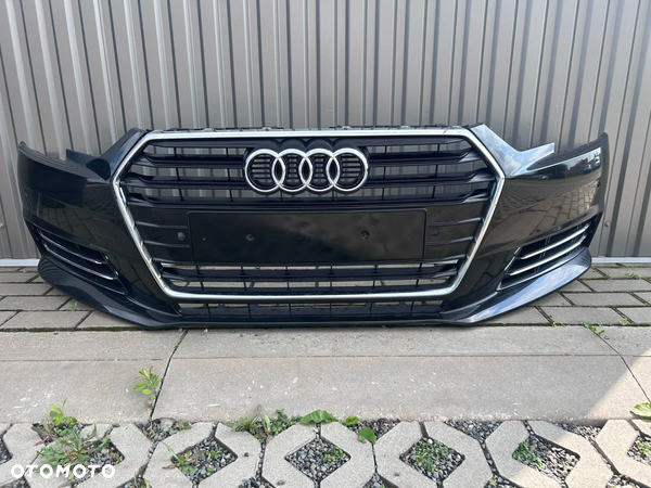 Audi A4 B9 8W Zderzak Przód Przedni kompletny LY9B 15-19r. 4xPDC Ładny