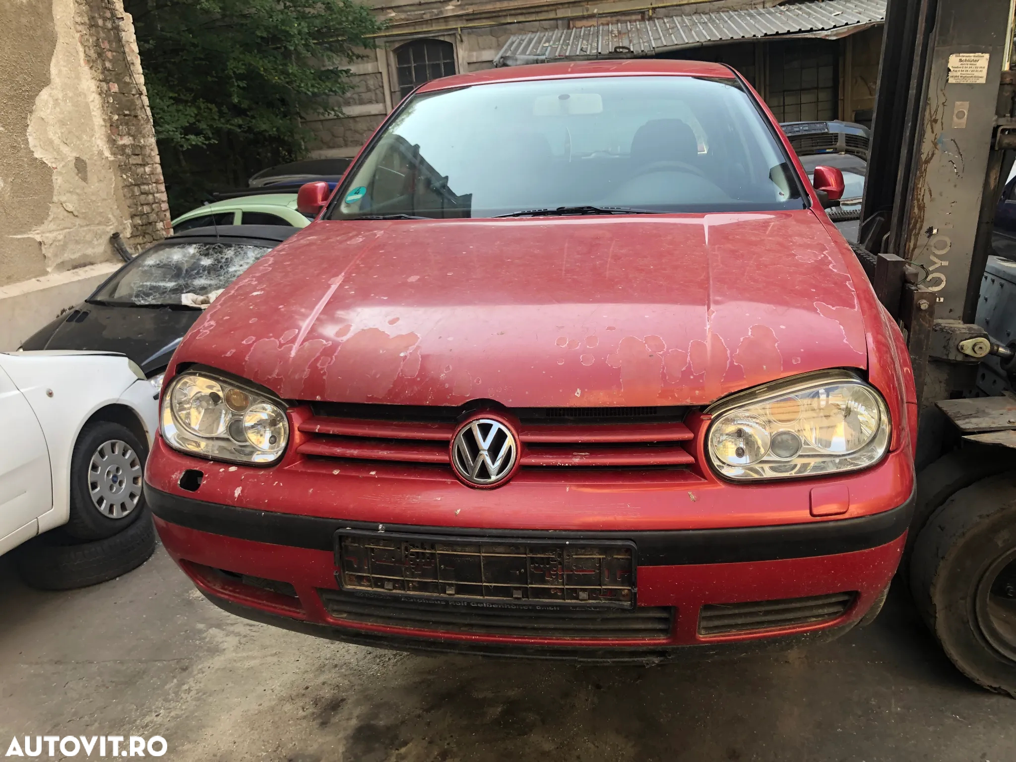 Bara fata Volkswagen Golf 4 rosu visiniu - 5