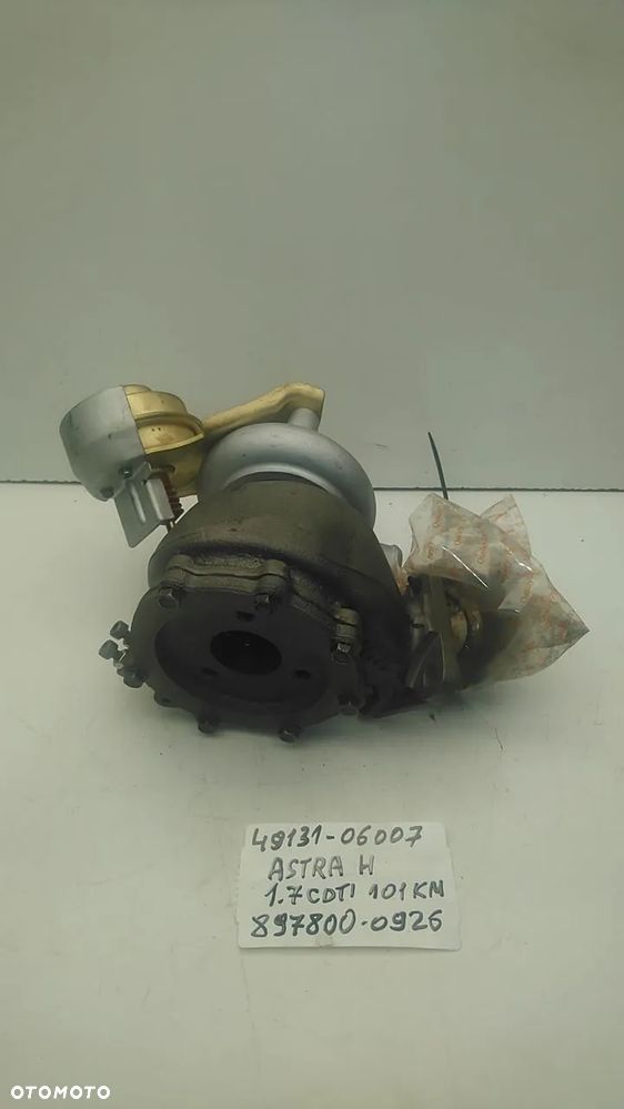 TURBO TURBOSPRĘŻARKA OPEL MERIVA A COMBO C CORSA C ASTRA H III 1.7 CDTI DIEASEL 4510069 / CZERWONA GUMKA - 6