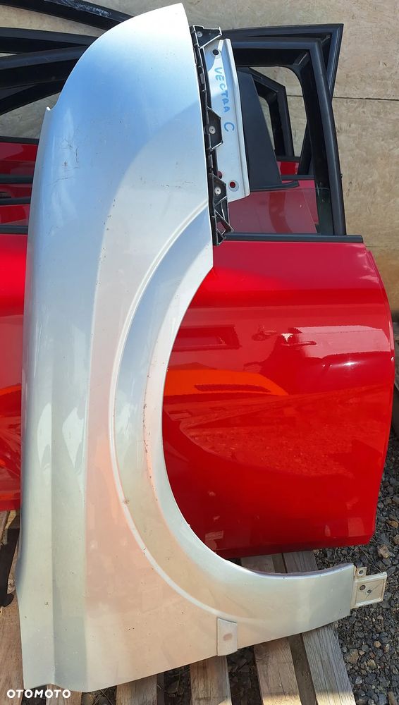 BŁOTNIK LEWY ,PRAWY  PRZÓD- OPEL VECTRA C /PRZED LIFT-SREBRNY - 1