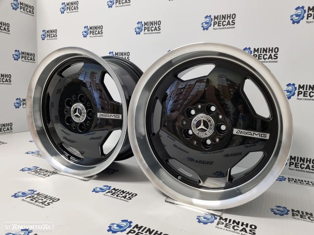 Jantes Mercedes Monoblock AMG em 17 Pretas - 2