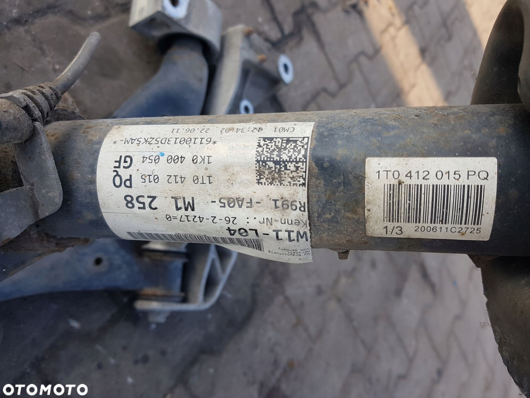 VW TOURAN 2 II 10-15r 1.6 TDI WAHACZ AMORTYZATOR ZWROTNICA PRAWA PRZÓD - 6