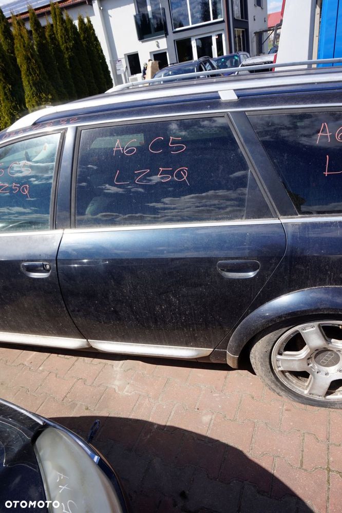 DRZWI TYLNE LEWE A6 C5 LIFT KOMBI LZ5Q  GRANATOWY AUDI 2001-2004 - 1