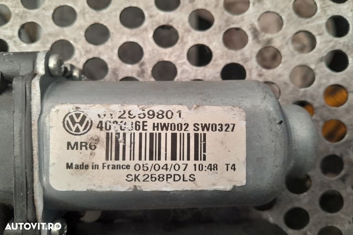 Motoras macara geam fata dreapta Skoda Roomster 1 5J [2006 - 2010] MP - 3