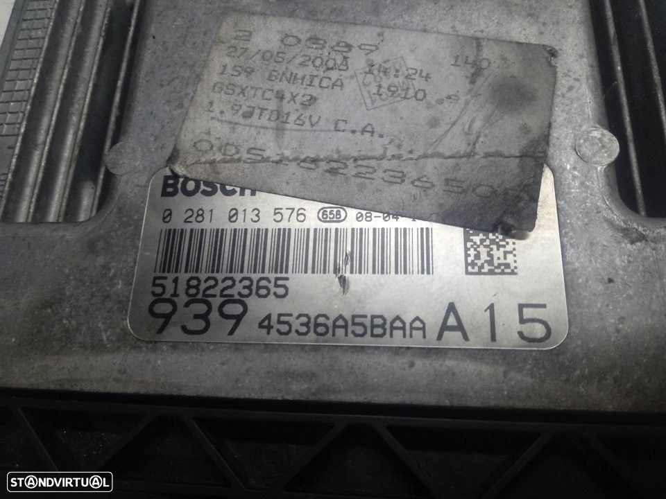 CENTRALINA MOTOR UCE ALFA ROMEO 159 2010 -0281013576 - 8