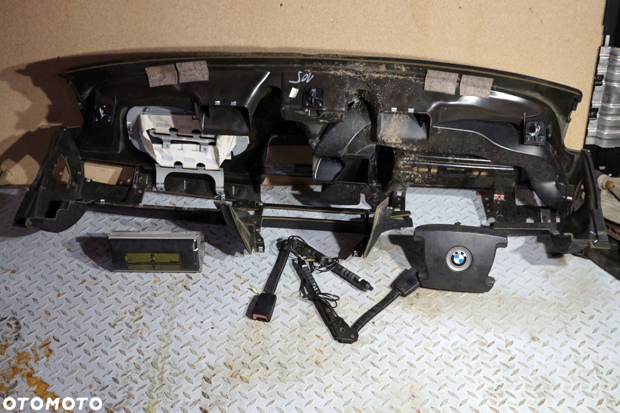 DESKA ROZDZIELCZA AIRBAG KONSOLA 7 IV E65 BMW 2001-2005 - 2