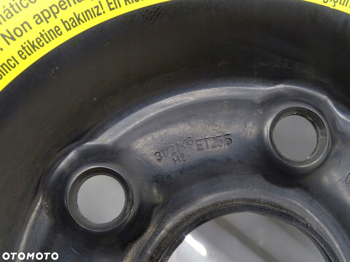 KOŁO DOJAZDOWE ZAPASOWE R16 AUDI A3 8V 8Y 5X112 3.5J ET25.5 5Q0601027AR - 4
