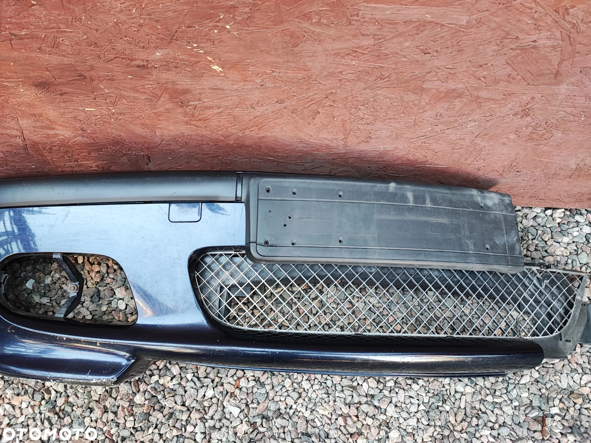 BMW E46 SEDAN / KOMBI ORYGINALNY ZDERZAK M-PAKIET PRZÓD POŁÓWKA DO SPAWANIA W KOLORZE ORIENT-BLAU METALICK O NR.  51 11 7 893 328 OEM - 4