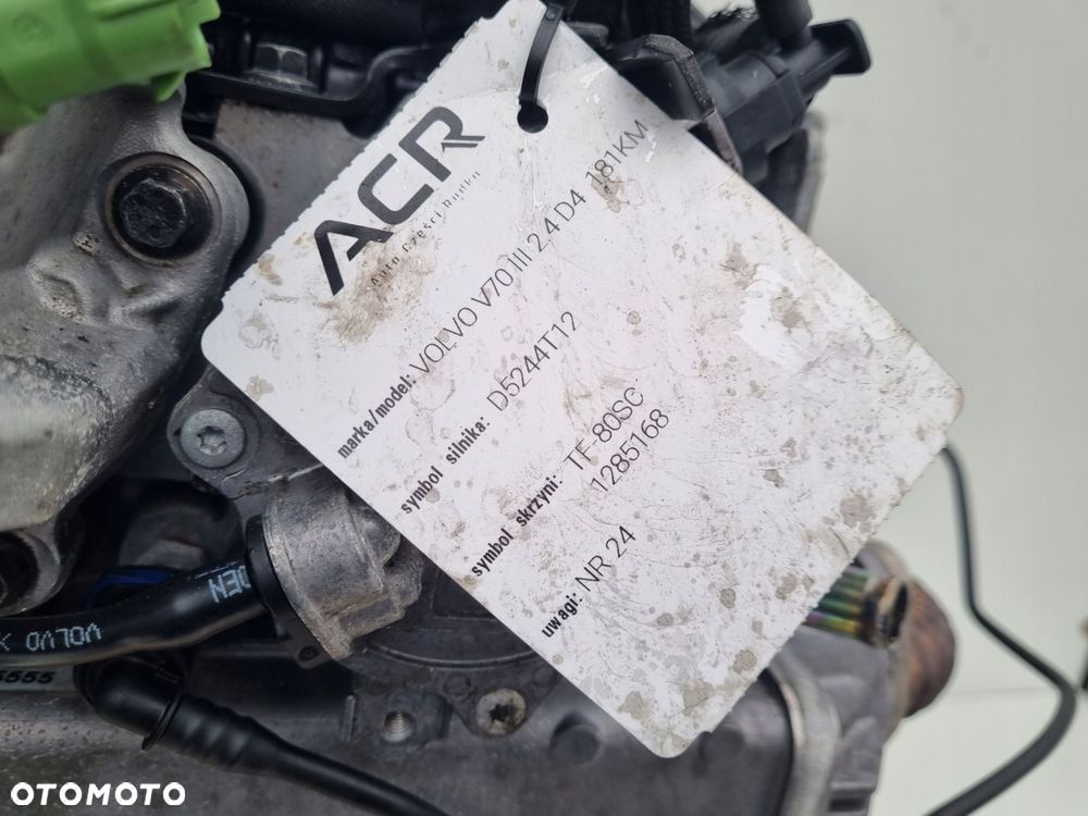 SILNIK KOMPLET Volvo XC60 I 2.4 D4 181KM BI TURBO pali 139tyś D5244T12 - 15