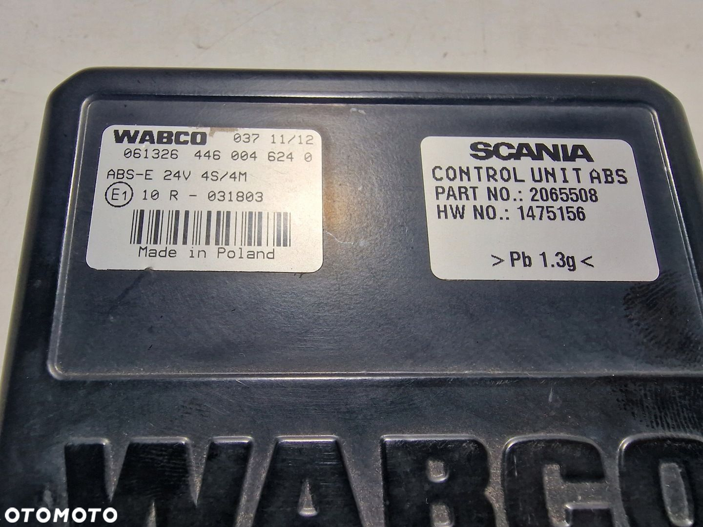 Sterownik Moduł ABS EBS WABCO Scania R 2065508 - 4