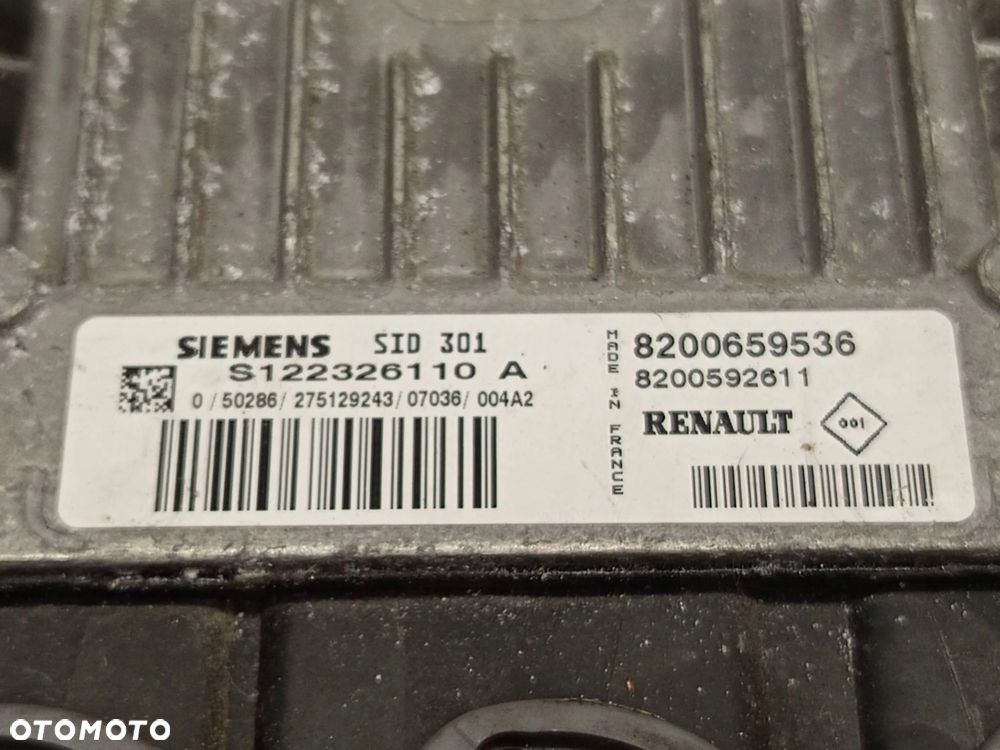 STEROWNIK KOMPUTER RENAULT MEGANE SCENIC II 1.5 DCI 8200659536 SID301 - 5
