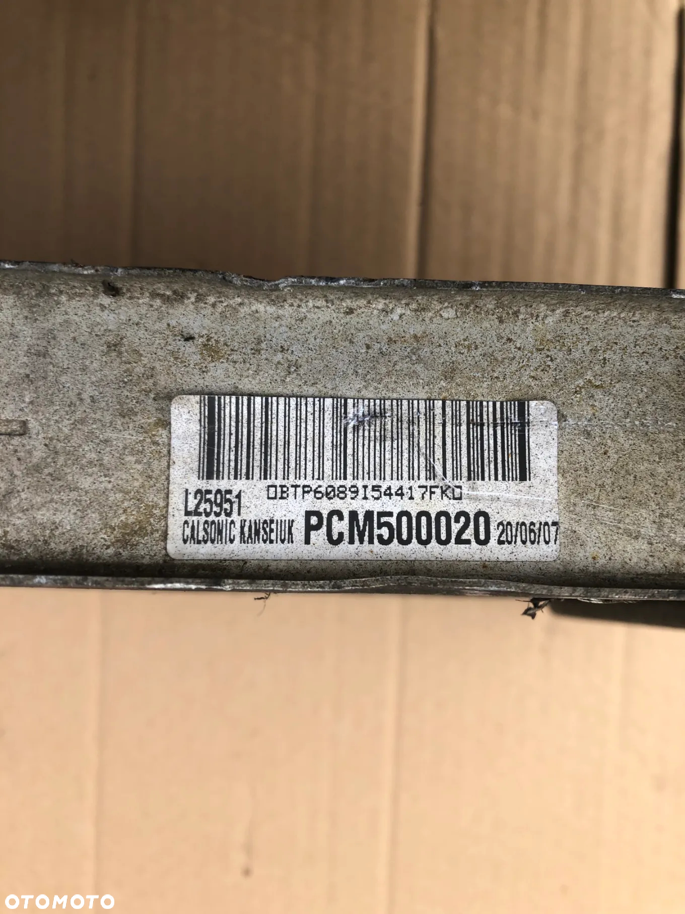 Intercooler chłodnica powietrza PCM500020 Land Rover Defender Puma Td4 2007--> - 2