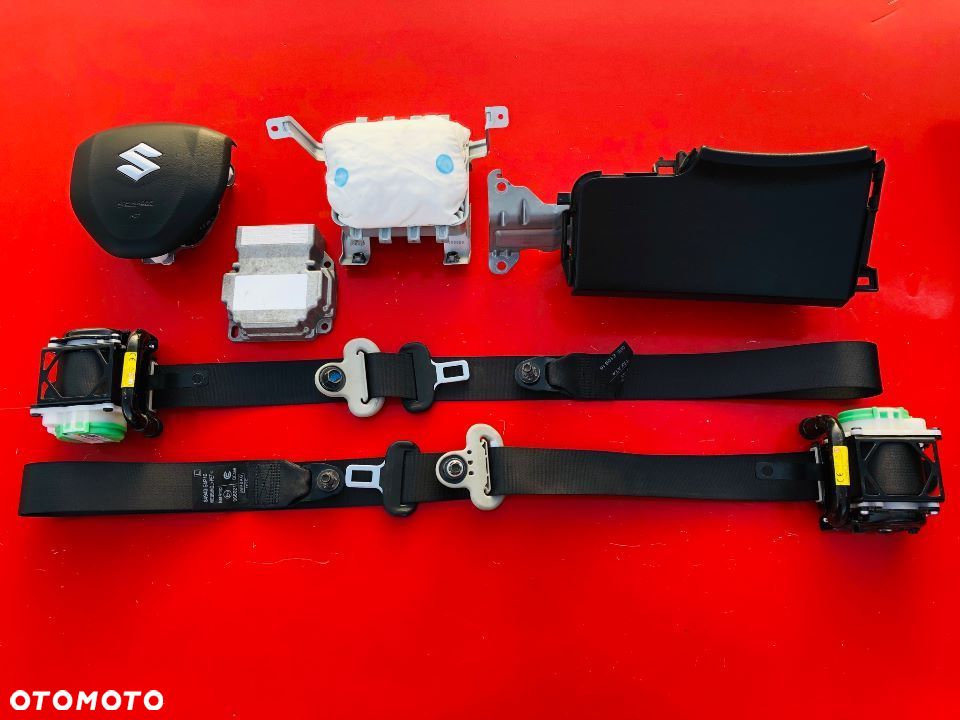 SUZUKI VITARA III DESKA KONSOLA KOKPIT PULPIT AIRBAG PODUSZKI 2x PASY PAS - 8